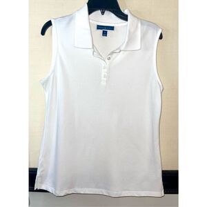 Karen Scott Sleeveless Golf Polo - Medium